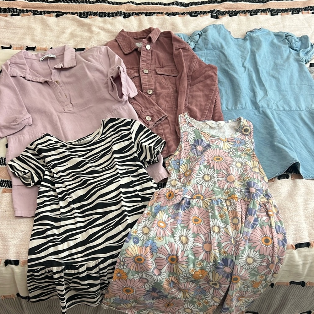 Zara and H&M lot of girl clothes, size 8